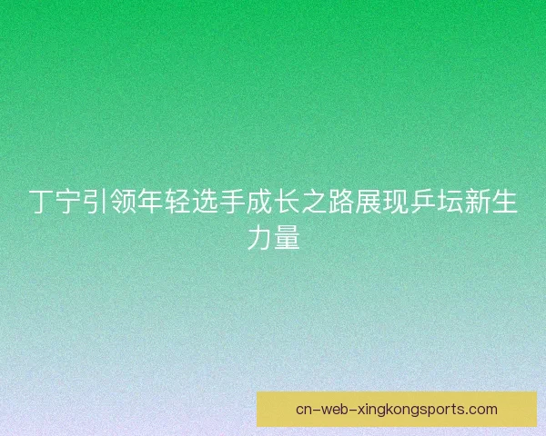 丁宁引领年轻选手成长之路展现乒坛新生力量